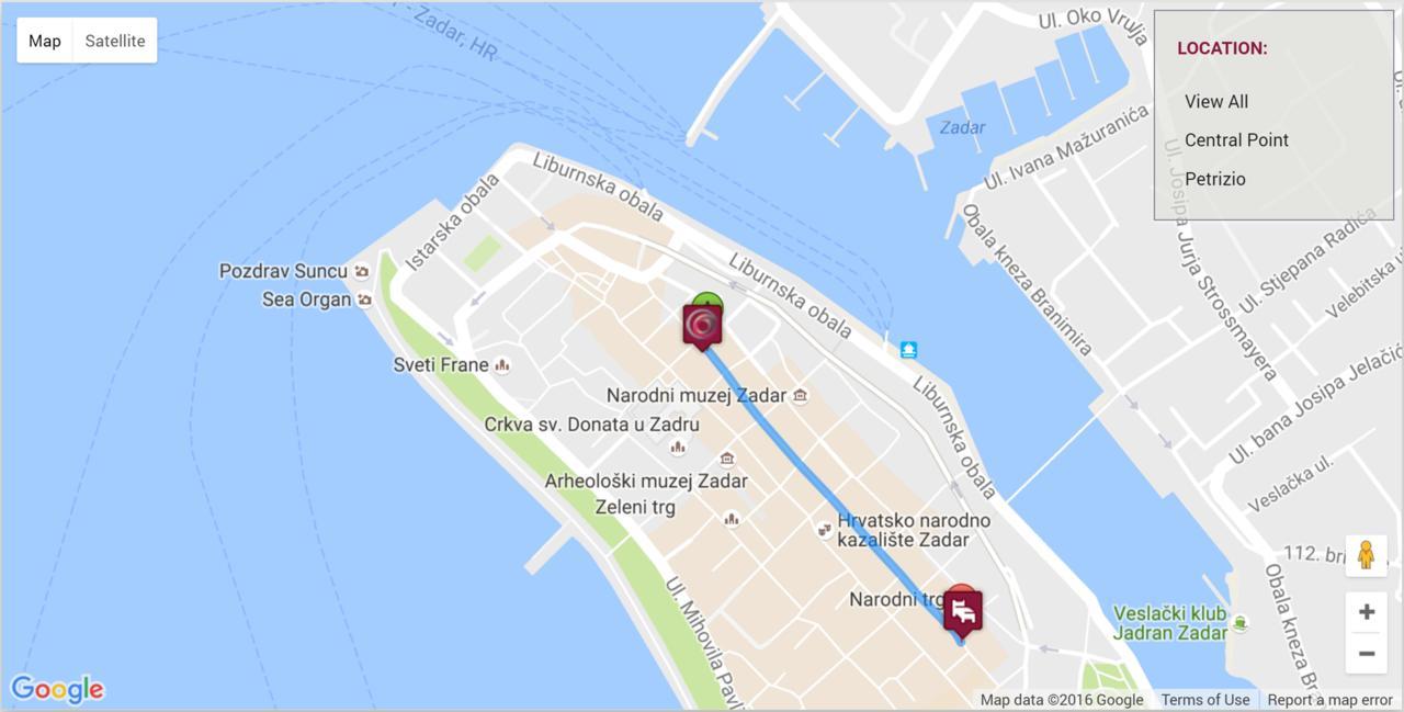 Petrizio Palace Zadar Ngoại thất bức ảnh